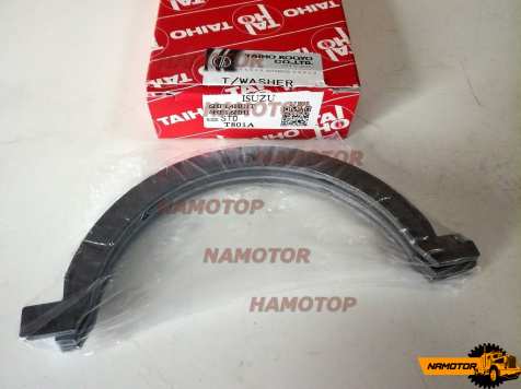 Вкладыш упорный Isuzu 4HF1, 4HG1, 6HH1, 6HE1, 4HJ1. T4547A-STD, 8-94396-980-0, 8-94399-277-0, 8-94399-283-0, 8-97386-548-0, 8-97386-549-0 Taiho